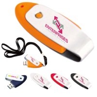 (image for) 16 GB Oval Shape USB 2.0 Flash Drive